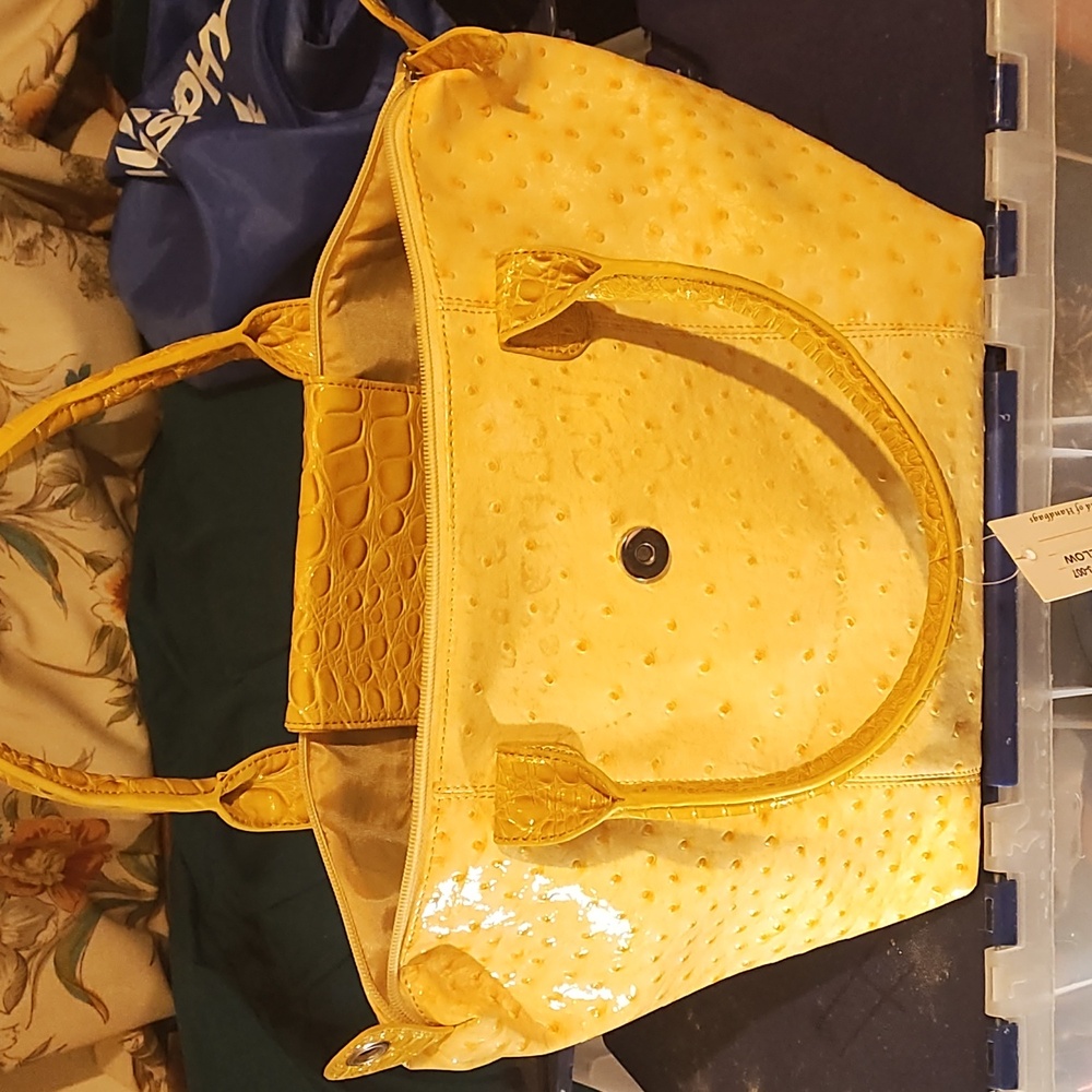 Brand New Yellow GaBaangs purse